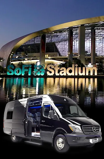 SoFi Stadium Executive Sprinter Van Chauffeur Service